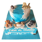 Ice Age Fondant cake